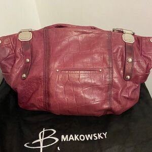 B. Makowsky  Soft Pebble leather Hobo and Dust bag